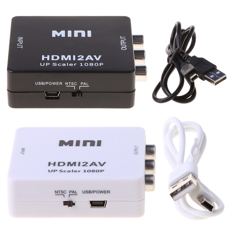 Đầu chuyển đổi 1080p HDMI sang AV Cvbs 3rca cho TV