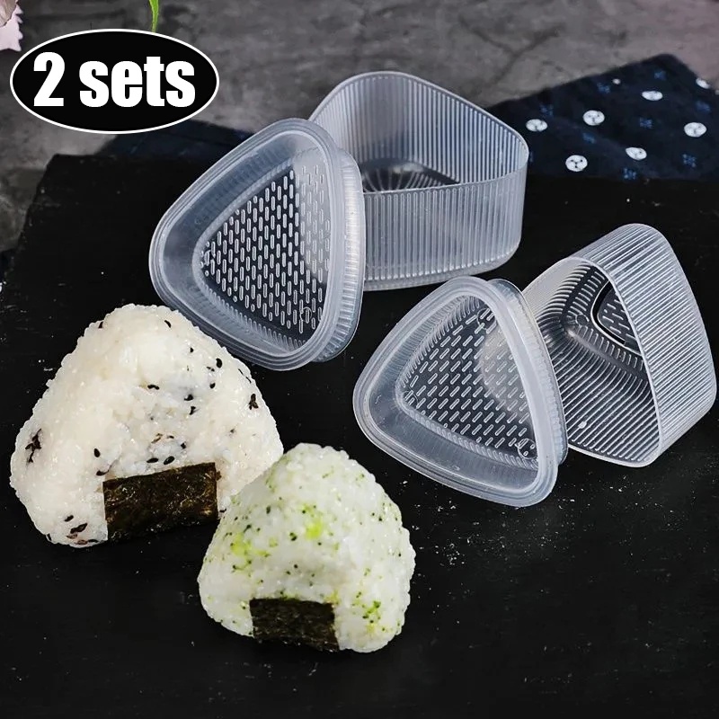 Set 2 Khuôn Tam Giác Làm Sushi Tiện Lợi