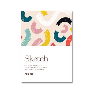 Sổ tay Sketchbook - Rainbow Chính Hãng Crabit
