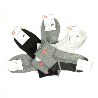 Set 5 Đôi Tất Nam Vớ Nam Nhật Bản Cotton Thấm Hút Mồ Hôi Uni-Japan Anle Store