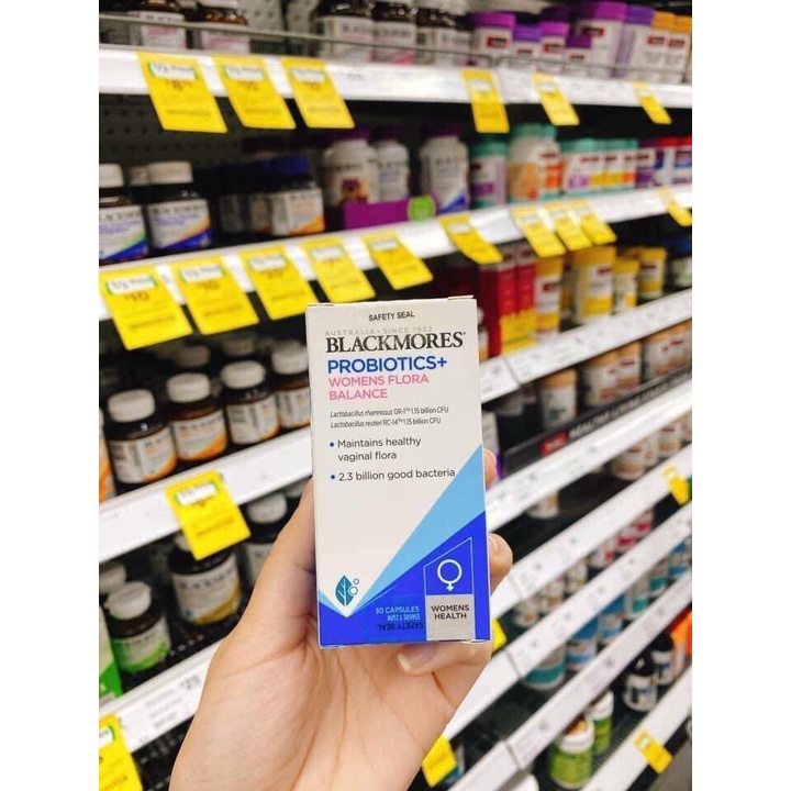 -Men Vi Sinh phụ nữ probiotic for women flora 30 - Viên cân bằng lợi khuẩn - Blackmores Probiotics+ Women