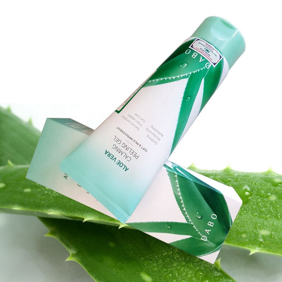 [ HÀNG CHÍNH HÃNG] Tẩy Da Chết Lô Hội Trắng Da, Mờ Thâm Xạm DABO ALOE PEELING GEL Cao Cấp Hàn Quốc 180ML