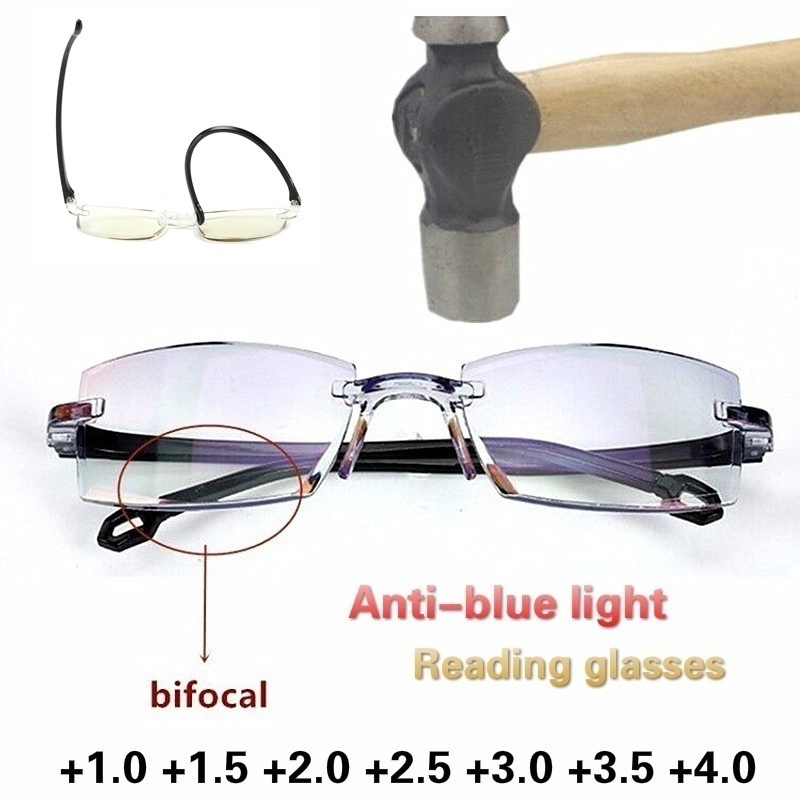 Kính Đọc Sách Gọng Vuông Chống Bức Xạ Cổ Điển Cho Nữ