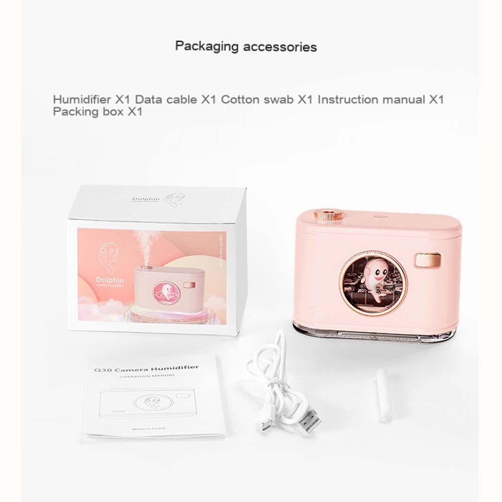 Máy Phun Sương Tạo Độ Ẩm Không Khí Mini Có Đèn Ban Đêm Cho Xe Hơi