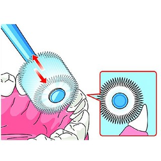 Bàn chải 360 độ Higuchi Nhật Bản (dành cho bé trên 3 tuổi)