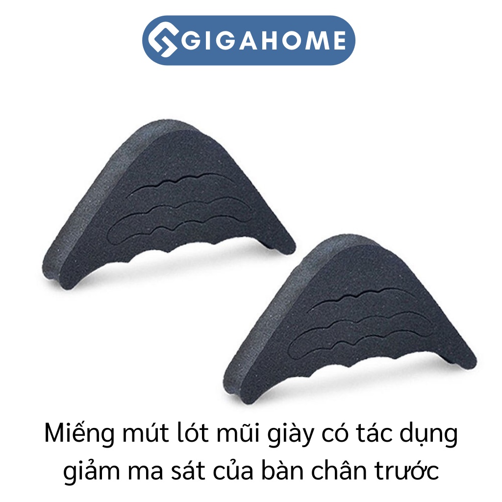 Miếng Lót Mũi Giày GIGAHOME Cao Su Non, Đệm Êm Ngón Chân, Giảm Size Giày 9543
