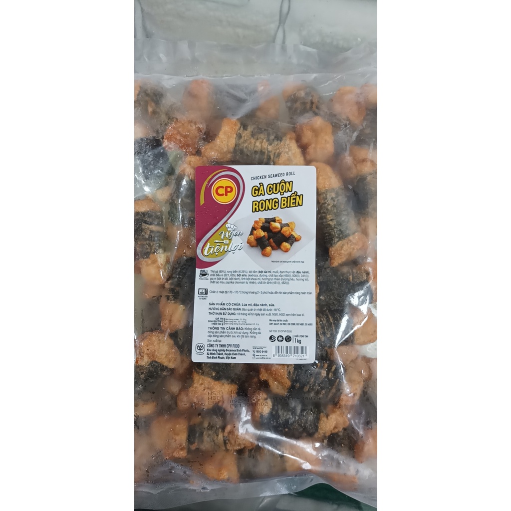 Gà cuộn rong biển CP siêu ngon - siêu tiện lợi gói 1kg