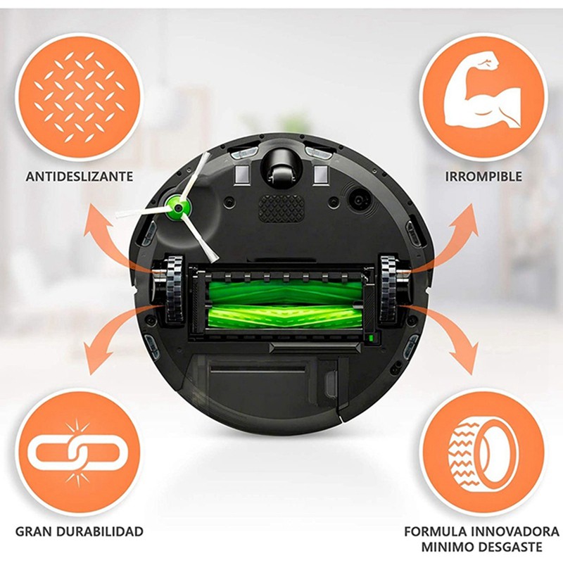 4 bánh xe thay thế cho robot lau nhà thông minh Irobot Roomba seri 500 600 700 800