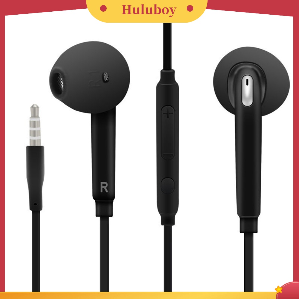 Tai nghe giắc cắm 3.5mm tích hợp microphone màu đen và trắng