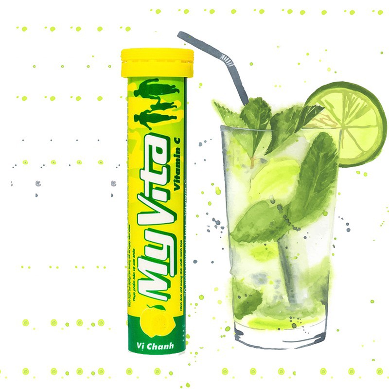 Viên sủi   20 viên/tuýp - Bổ sung Vitamin C A E và tăng cường sức đề kháng