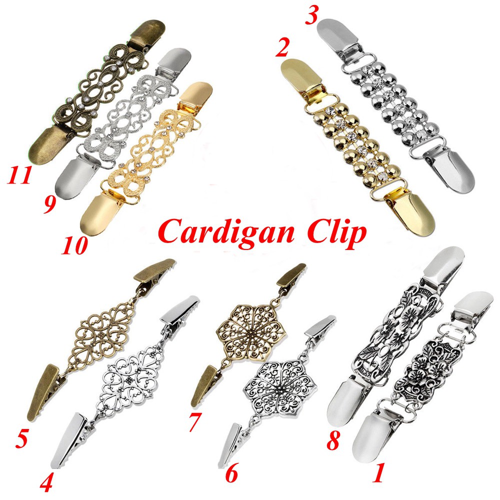 Kẹp cài áo khoác Cardigan phong cách cổ điển