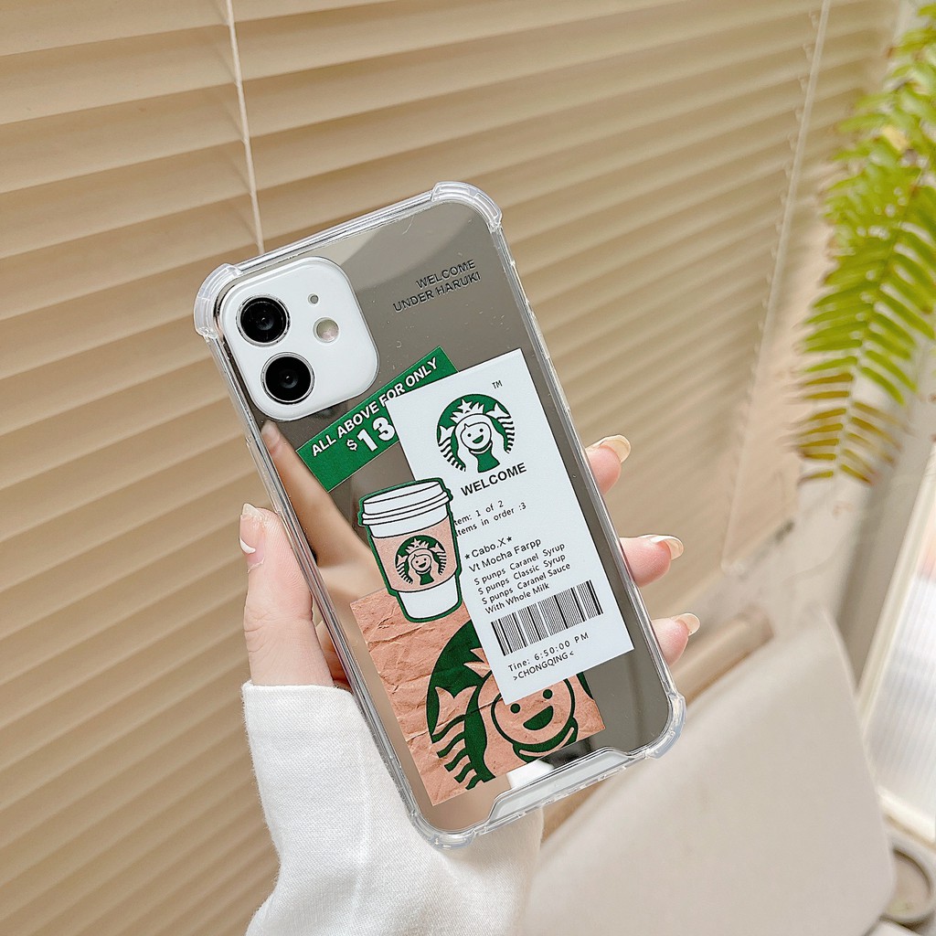 Ốp Điện Thoại Silicon tpu Mềm Trong Suốt Có Gương iphone 15promax 14 max 13 pro 12 mini 11 xr 6s xsmax 7 8 plus se2020 x 6plus xs prime