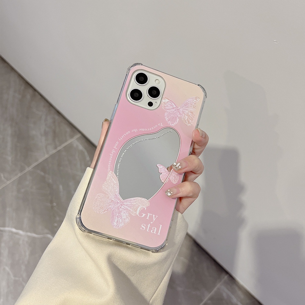 Phù Hợp Ốp Điện Thoại tpu Tráng Gương Chống Sốc Cho iPhone 13 13pro 13prm 11 7Plus 8Plus Xr XS 13 12 Pro Max