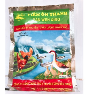 VIÊM ÔN THANH (Gói 100g) - PHÒNG TRỪ CÁC BỆNH CHO GÀ