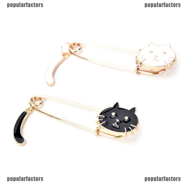 Áo Sơ Mi Hình Mèo Trắng Đen Dễ Thương