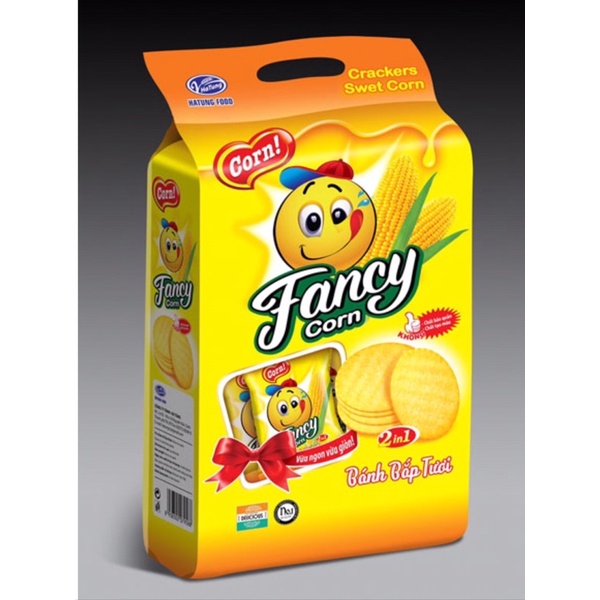 Bánh Quy Cracker Vị Bắp Tươi Gói 230g