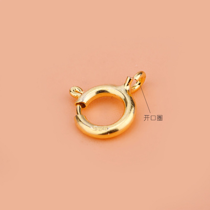 █diy゜ S925 Bạc●QQ Khóa Cài Vòng Tay/Dây Chuyền Mạ Bạc 925 Đính Ngọc Trai Sang Trọng