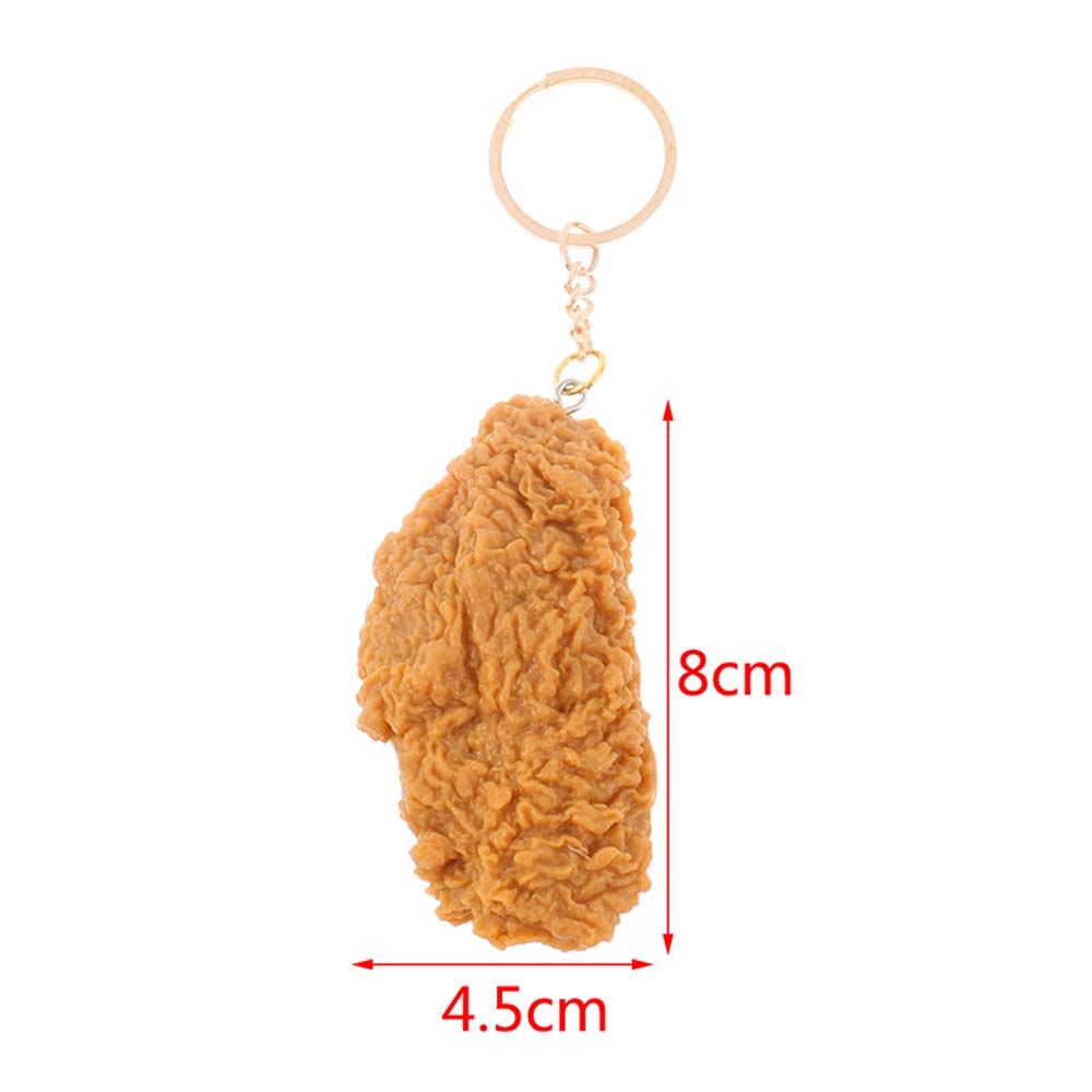 Móc Khóa Hình Đùi Gà Chiên Độc Đáo