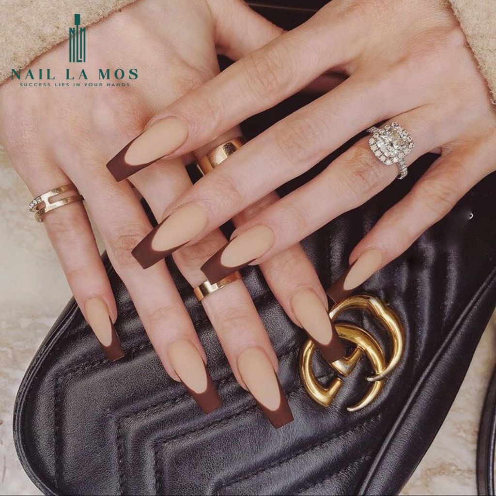 Khuôn cắt bột nail - khuôn inox cắt bột hình tròn tạo french đầu móng nhanh, đẹp (lẻ chiếc)