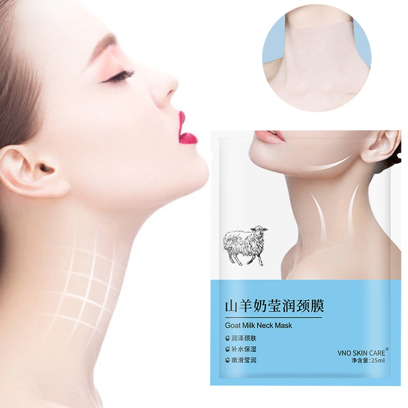Mặt Nạ Sữa Dê Dưỡng Ẩm Cải Thiện Da Khô Cổ Phù Hợp Với Mọi Loại Da