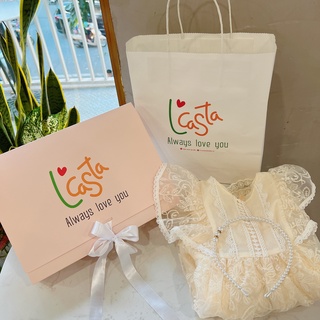 Túi giấy kèm hộp quà L'Casta PK6