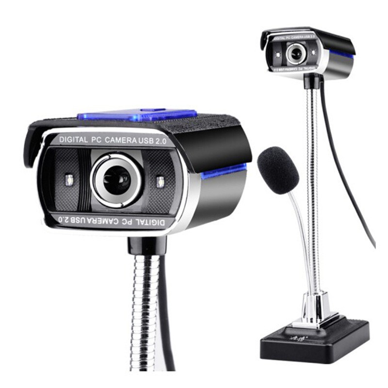 Webcam Usb 1080p Hd Có Đèn Led Và Micro Hỗ Trợ Quay Video Ban Đêm Cho Máy Tính | BigBuy360 - bigbuy360.vn