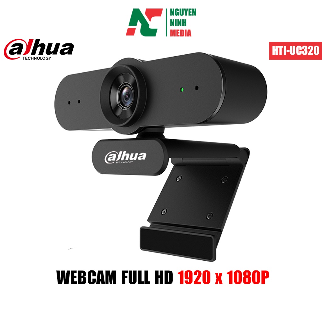 Webcam Dahua HTI-UC320 Full HD 1080P , Tích Hợp Mic - Hàng Chính Hãng