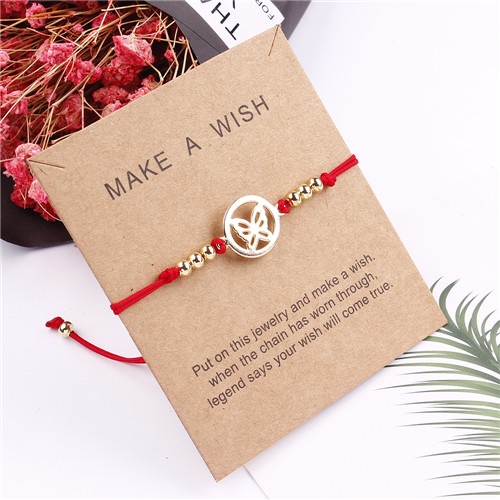 Vòng Đeo Tay Dây Bện Màu Đỏ Mang Lại May Mắn