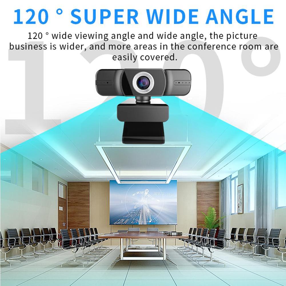 Quay video HD 1080P USB Webcam với micrô kép cho máy tính PC Văn phòng tại nhà Bài học trực tuyến Nguồn cung cấp