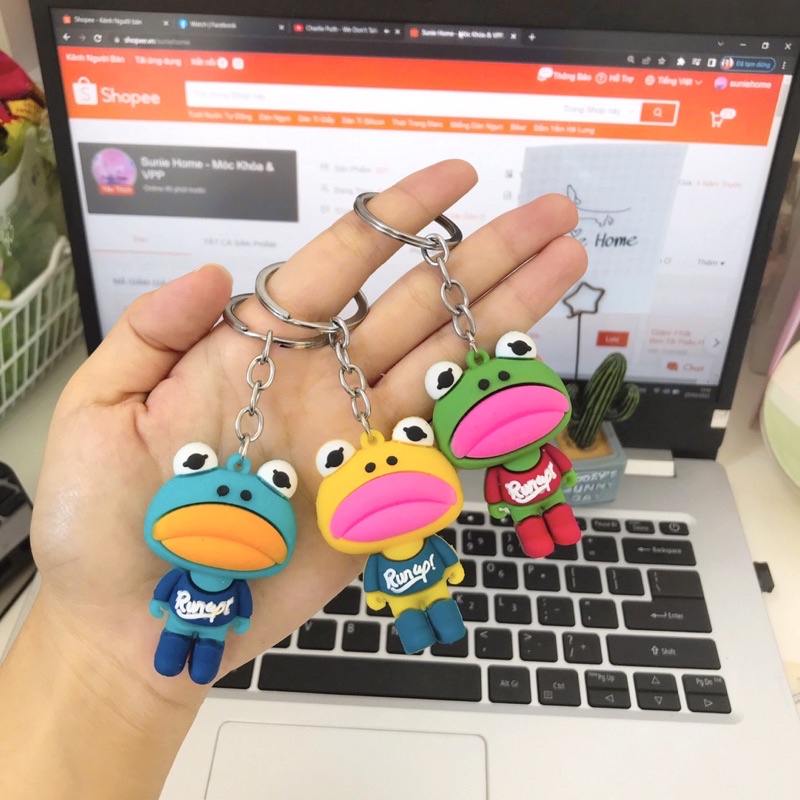 Móc Khoá Ếch Môi Dày
