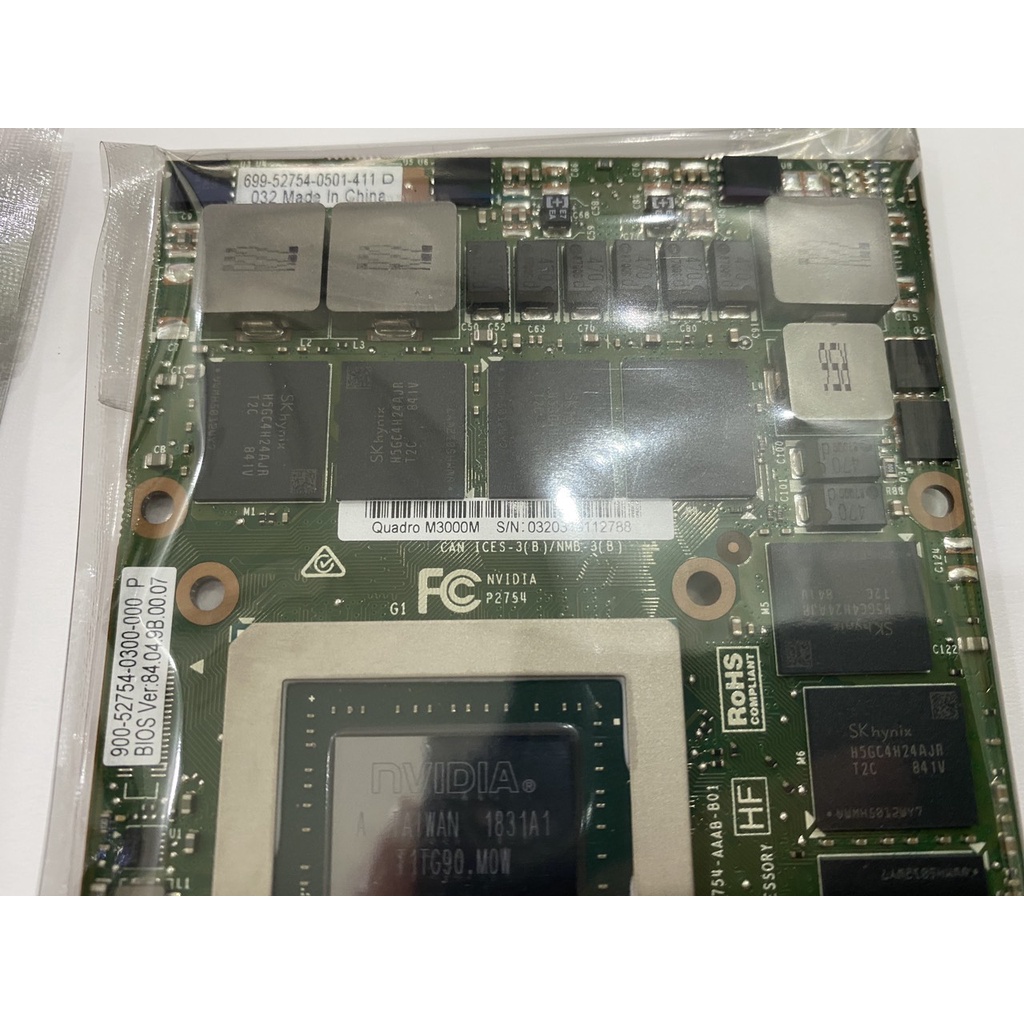 Card màn hình laptop Quadro M3000M cho Dell M6700 M6800 7710 7720 - HP Zbook 17g2 17g3 8770w..