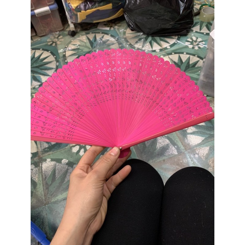 Quạt gỗ 3 màu