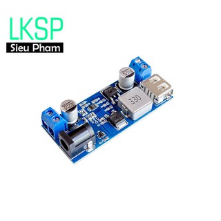 Mạch Hạ Áp 12V/24V/36V Xuống 5V5A Hiệu Suất Cao DC-DC XY-3606