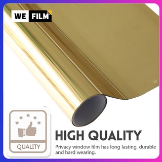 【Free Tools 】Gold Silver Privacy Window Film 30/40/50/60/70/80/90/100cm Glass Film One Way Window Film Window Sticker