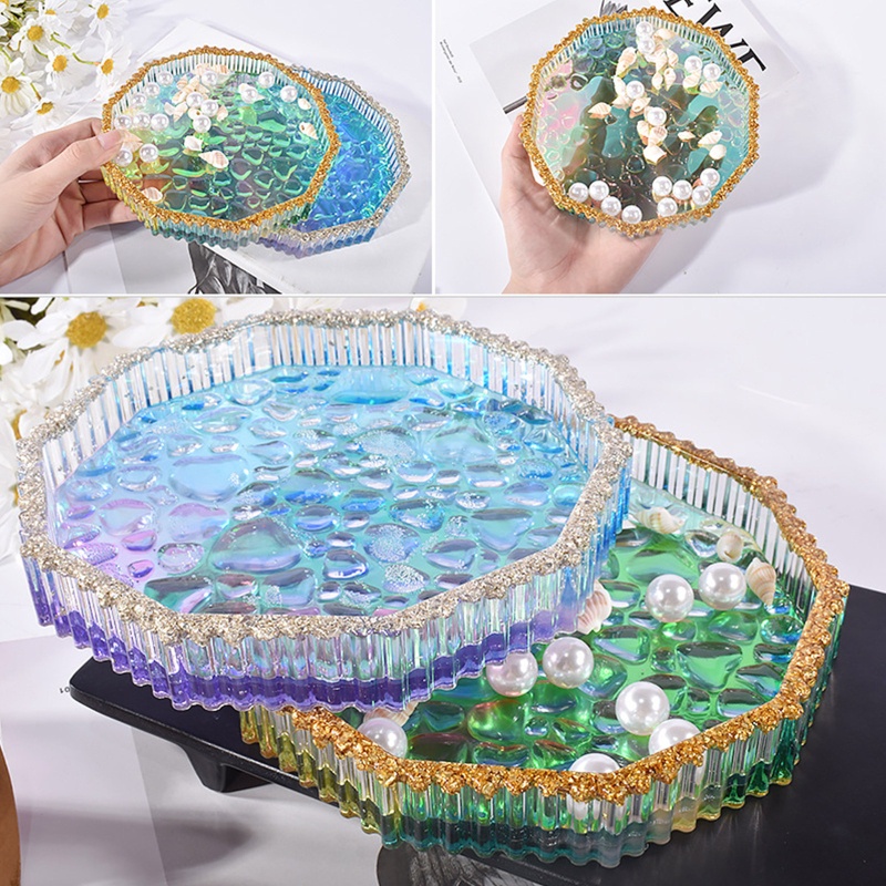 Khuôn Silicon Làm Gạt Tàn Thuốc Lá Với Đế Kim Cương DIY Giá Đỡ