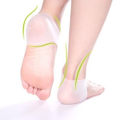 Miếng lót gót chân silicon thoáng khí bảo vệ gót chân túi hai miếng - LC01