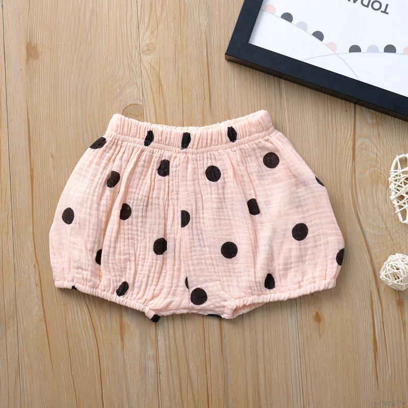 Quần short cotton PP co giãn thời trang cho bé trai và gái