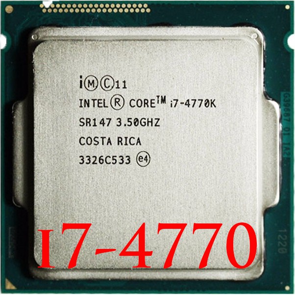 Intel Core i7 4770 - 4 Core 8 Threads 8M Cache Socket 1150 Bảo Hành 1 Đổi 1