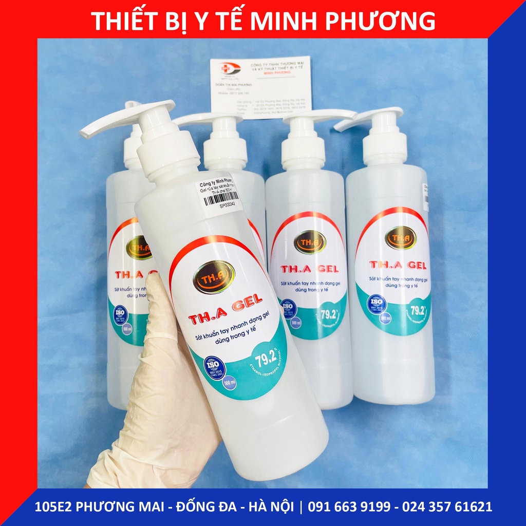 Gel rửa tay sát khuẩn nhanh THA chai 500ml