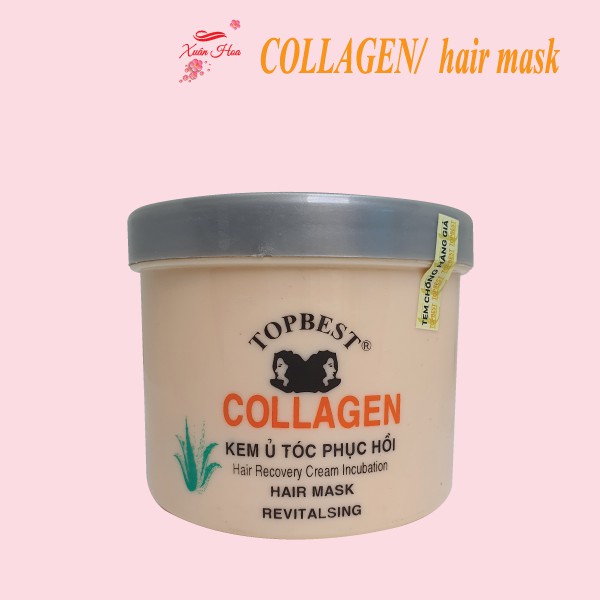 Kem ủ - hấp tóc phục hồi TopBest Collagen 500ml