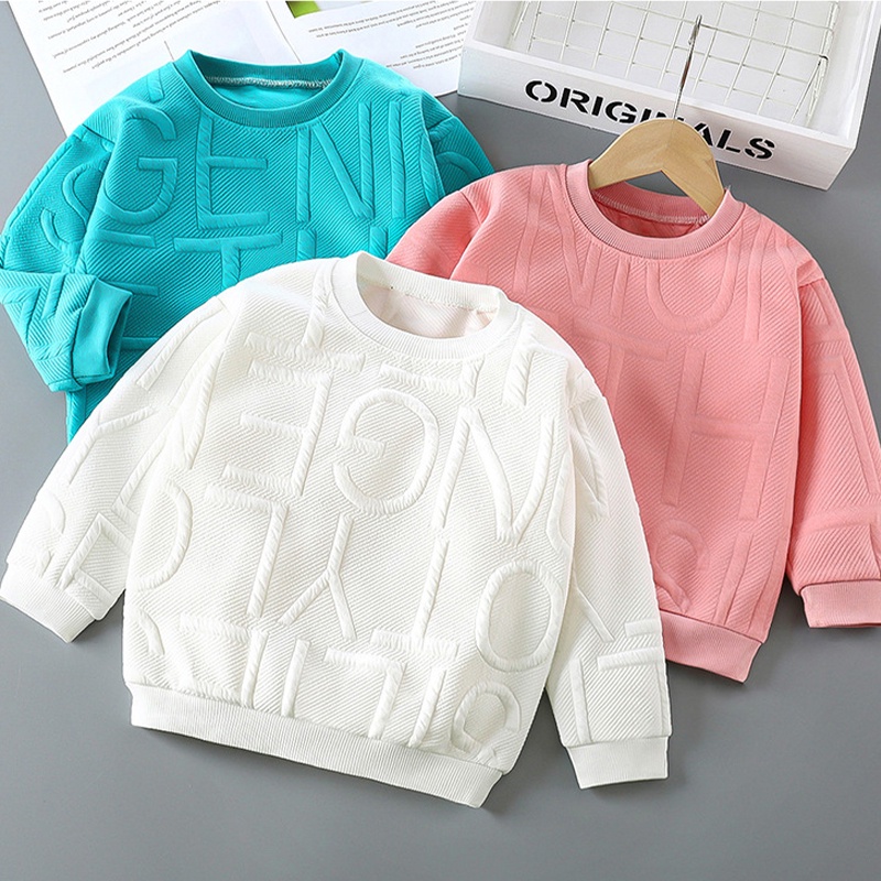 Áo Hoodie Tay Dài Thiết Kế Sáng Tạo Cho Bé Trai Và Gái 1-9 Tuổi