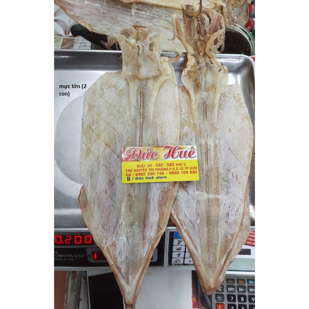 Khô mực câu Cà Mau siêu ngon ngọt 200g đủ size (mực khô) - Đức Huê Store | BigBuy360 - bigbuy360.vn