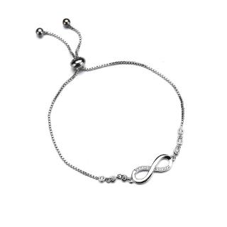 Lovely Stone Plated Silver Bracelet