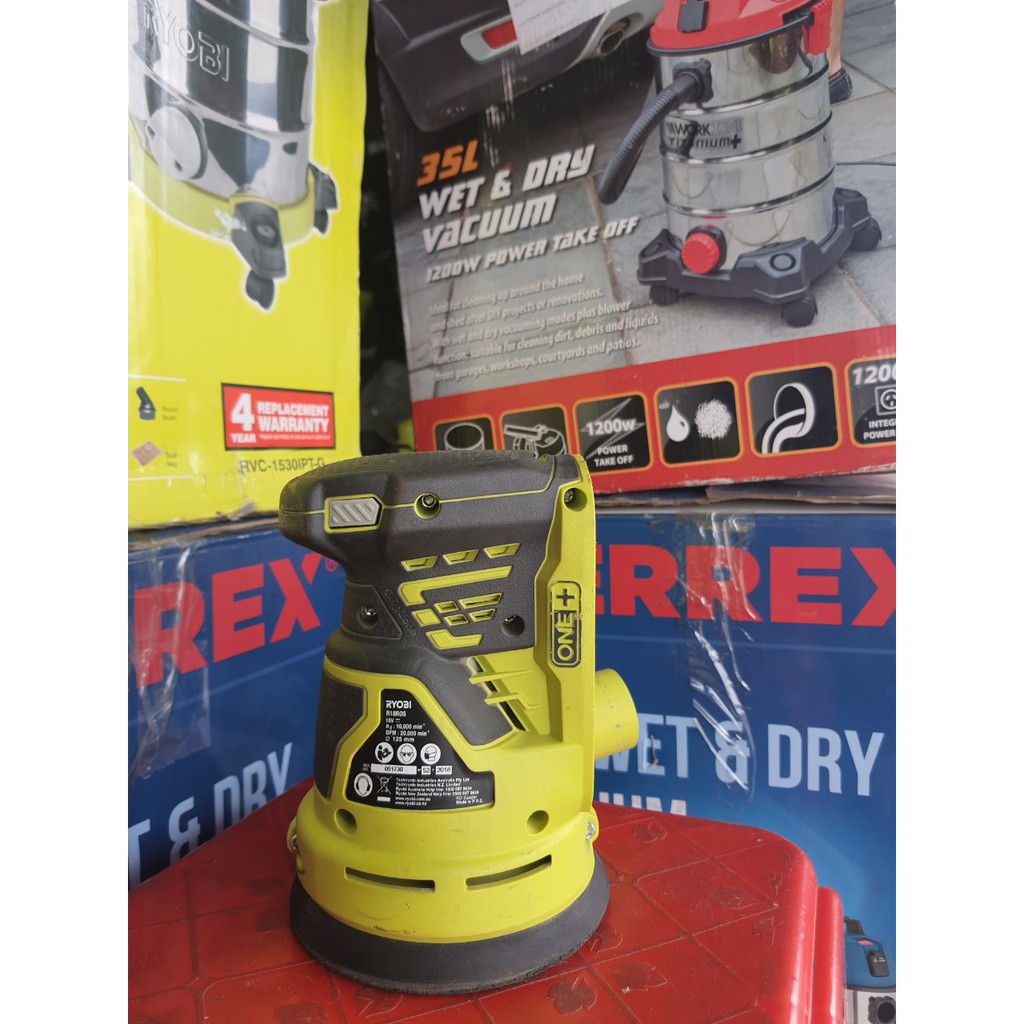 Thân máy chà nhám tròn Ryobi 18V R18ROS