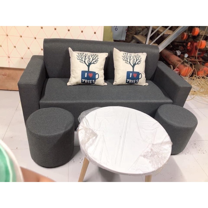 GC14 ghế đôn bàn sofa có thể kết hợp làm đệm bàn trang điểm