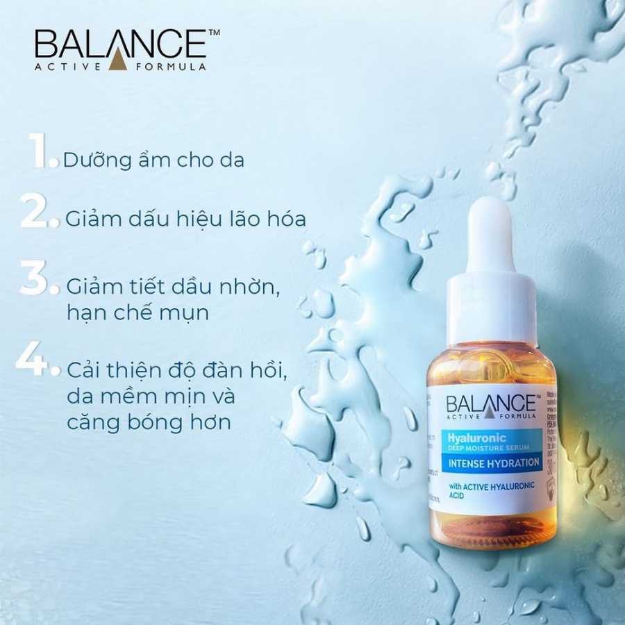 Serum Balance Active Formula ( Vitamin C, Niacinamide, Hyaluronic ) Tinh Chất Trắng Da, Mờ Thâm, Dưỡng Ẩm 30ml - Konni39