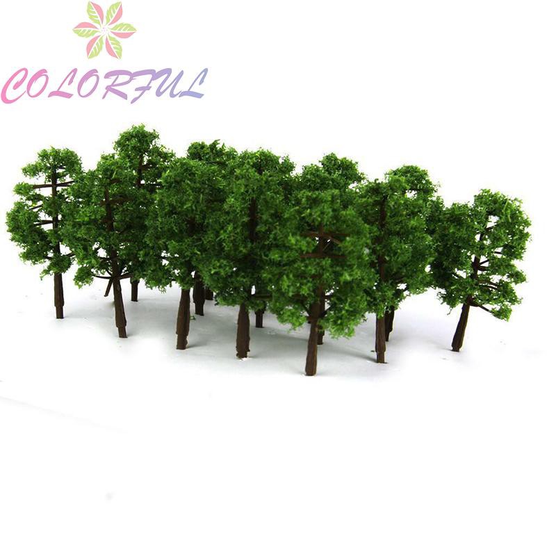 Set 20 mô hình cây giả mini trang trí tiểu cảnh