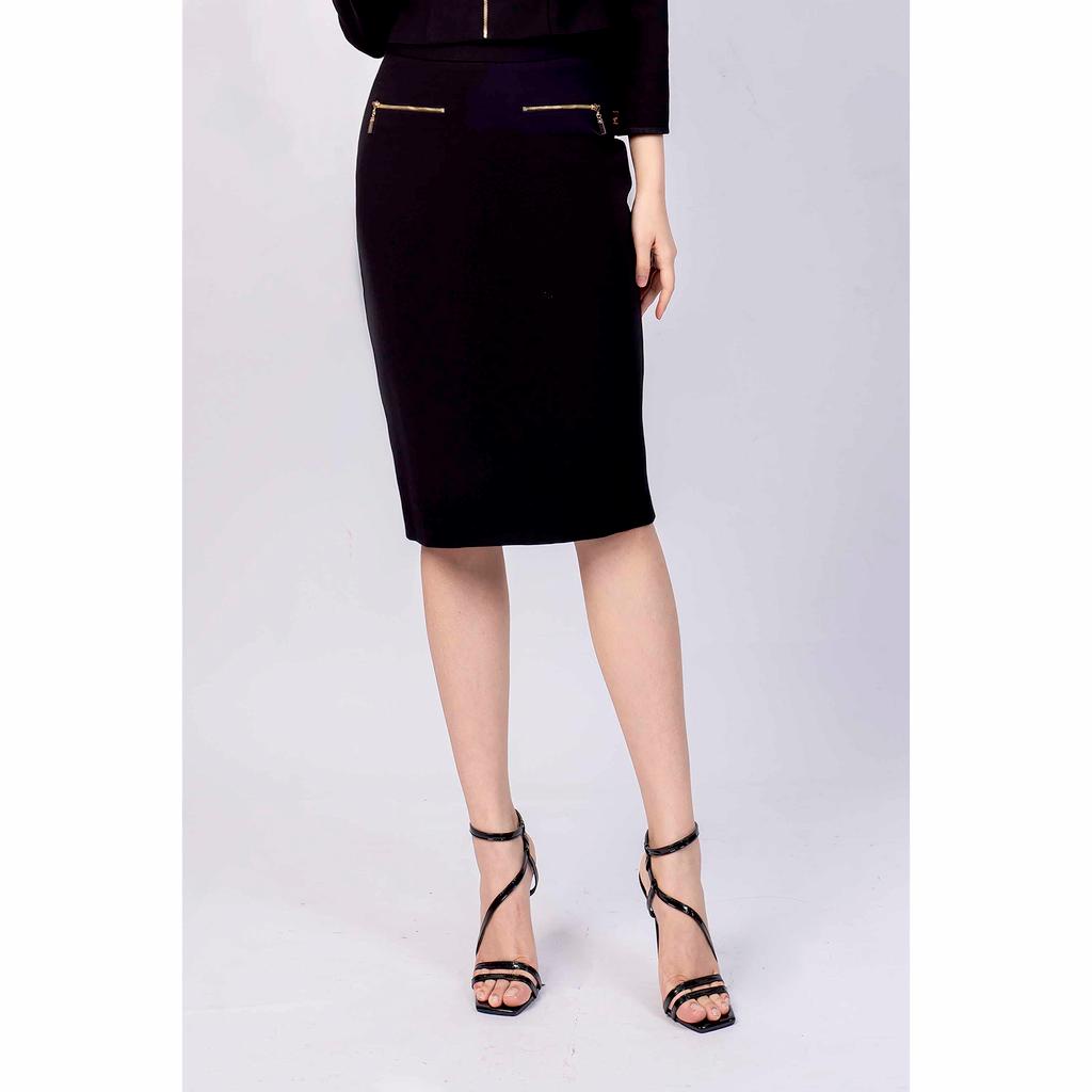 Chân váy ôm, may khóa hai bên hông MMOutfit M-JU080621081