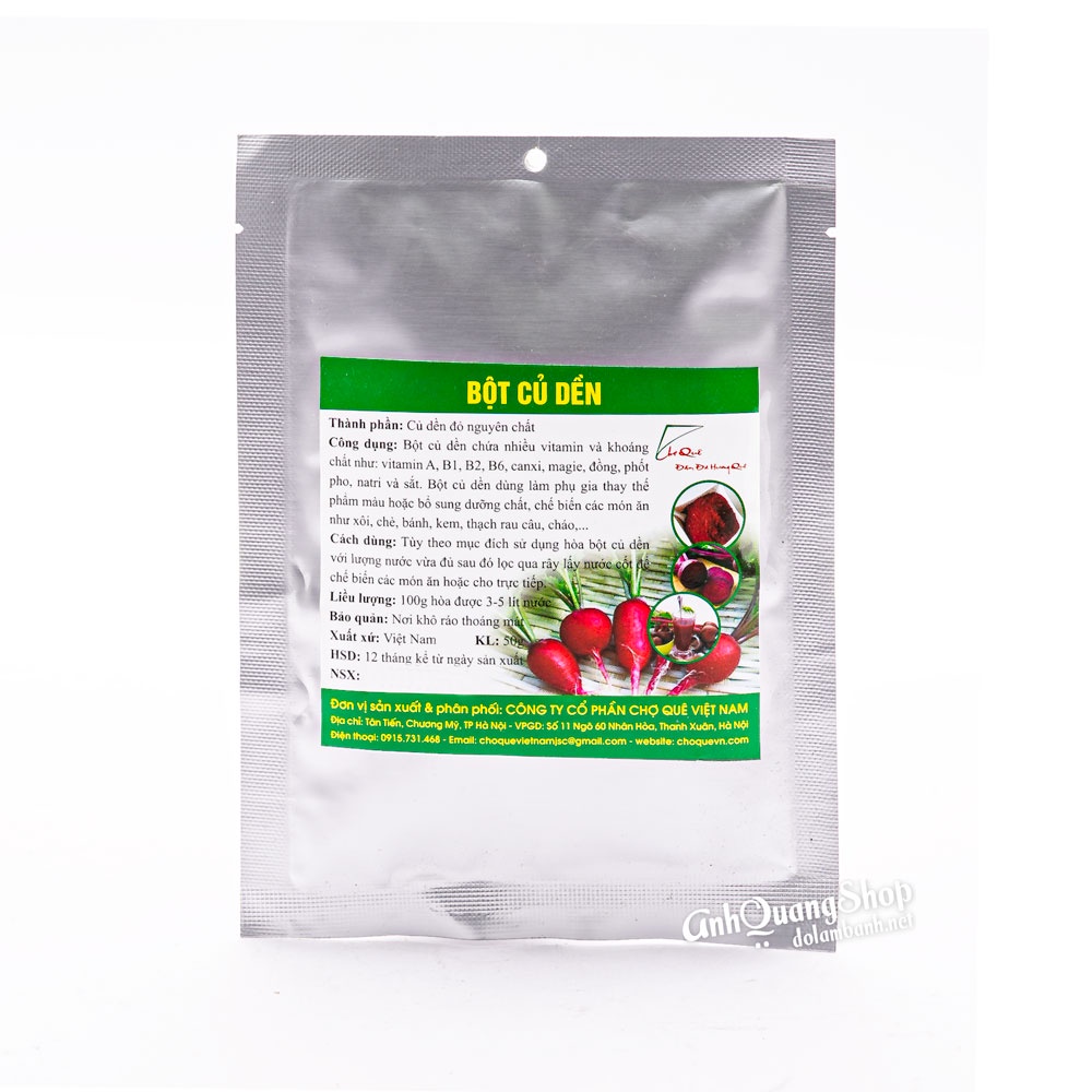 Bột củ dền đỏ 50g