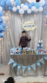 Biển tên treo phông sinh nhật